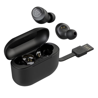 Go Air Pop Bluetooth Earbuds, True Wireless with Charging Case