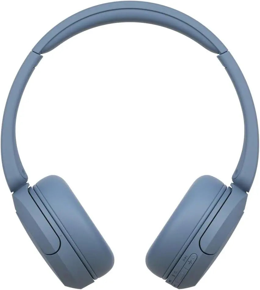 Sony WH-CH520 Wireless Headphones Bluetooth On-Ear Headset with Microphone and up to 50 Hours Battery Life with Quick Charging, Blue