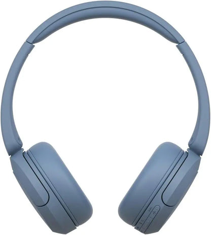 Sony WH-CH520 Wireless Headphones Bluetooth On-Ear Headset with Microphone and up to 50 Hours Battery Life with Quick Charging, Blue