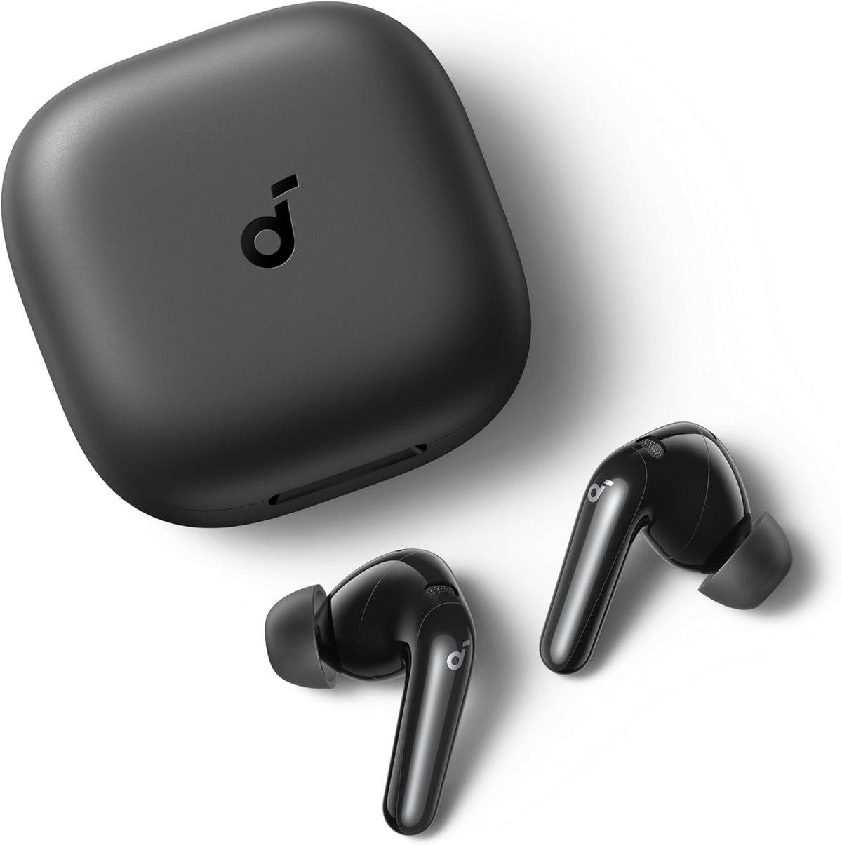 Soundcore P31I by Anker, Real-Time Adaptive Noise Cancelling, Hi-Res Sound, Translation Earbuds, 50H Playtime, Wireless Earbuds, Bluetooth Earphones, Spatial Audio, Fast Charging, IP55 (Black)