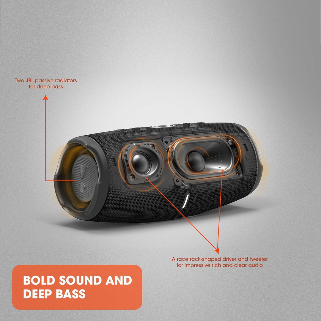 JBL CHARGE 5 - Portable Waterproof (IP67) Bluetooth Speaker with Powerbank USB Charge Out, 20 Hours Playtime, JBL Partyboost (Black)