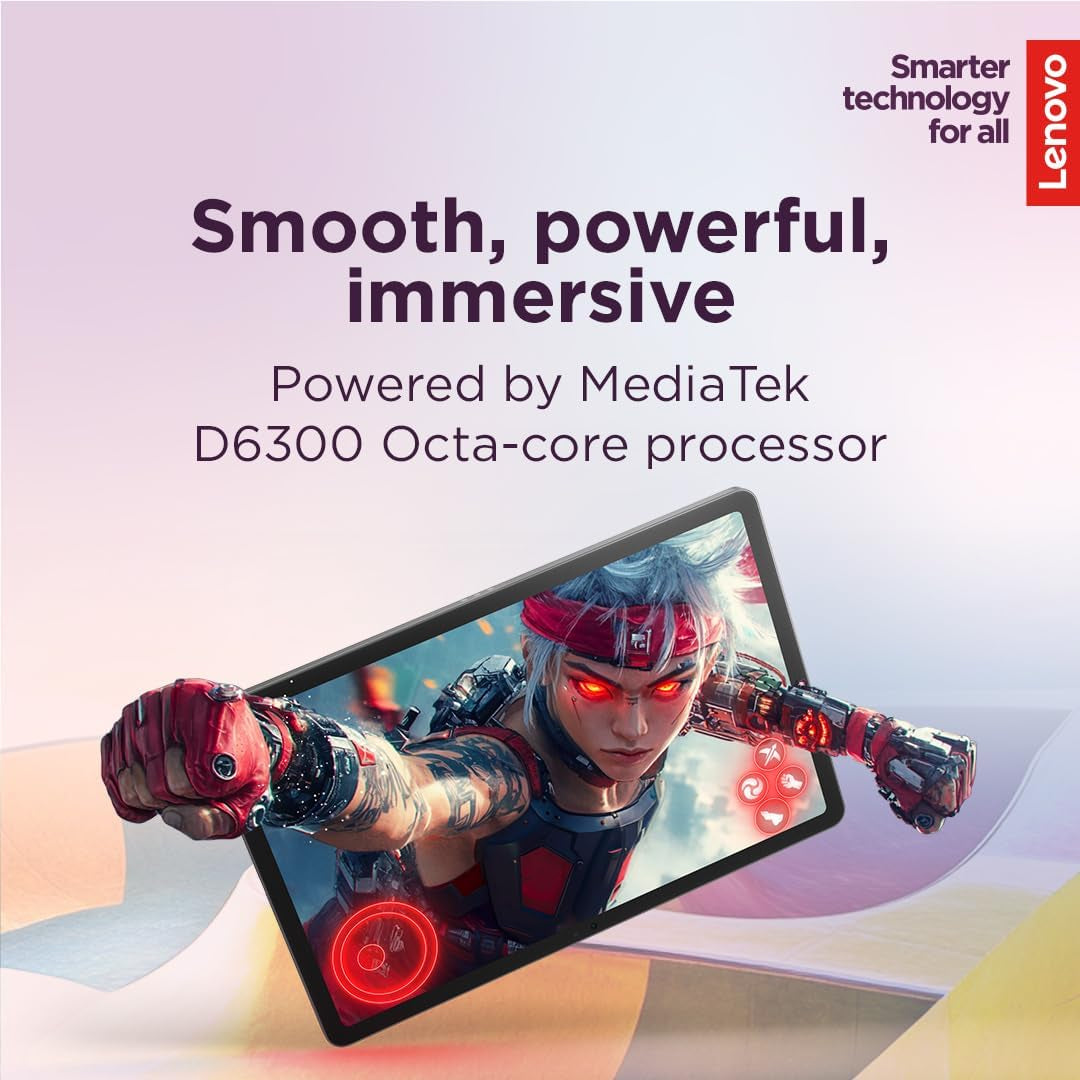 Idea Tab - College Tablet - 11″ 2.5K IPS Touchscreen Display - 90Hz - Mediatek Dimensity 6300-4 GB Memory - 128 GB Storage - Integrated Arm Mali-G57 MC2 - Tab Pen and Folio Case
