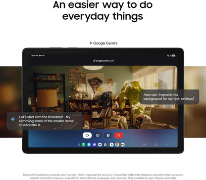 Samsung Galaxy Tab A11+ 6GB RAM, 128GB Storage, Optimized Performance, Long Lasting Battery, Expandable Storage, Large Display, Dolby Atmos Speakers, AI Assist, Slim, Light, 2 Year Warranty, Gray