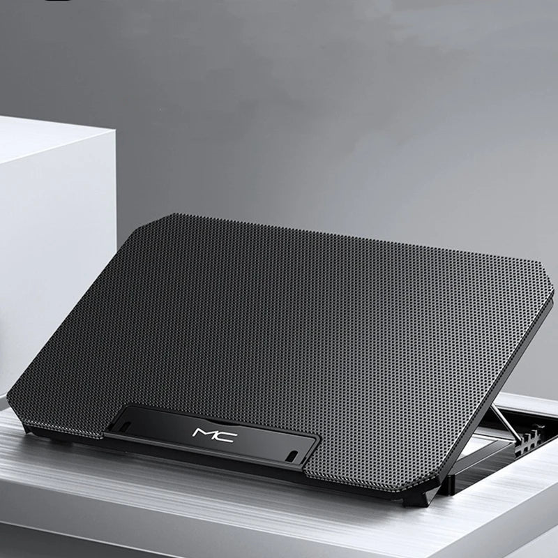 Gaming Laptop Cooler Large Size for 12-16 Inch Notebook Two USB Laptop Cooling Pads Wind Speed Adjustable Silent Laptop Stand