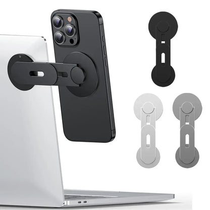 Magnetic Phone Holder for Laptop Mag/Safe 16/15/14 & All Phones Adjustable Phone Side Mount Bracket for Tesla Model 3/X/Y O7K5