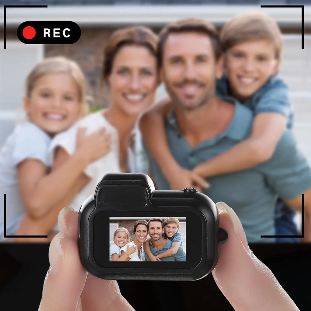 8MP Mini Y3000 Keychain Camera Photo Tiny Digital Body Cameras Thumb Cam DV Micro Camcorder Support SD Card with Screen for Kids