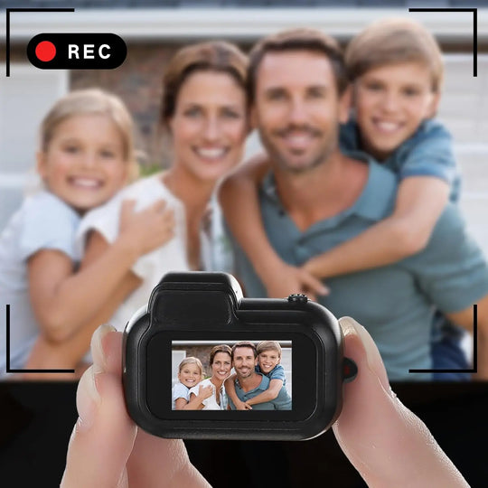 8MP Mini Y3000 Keychain Camera Photo Tiny Digital Body Cameras Thumb Cam DV Micro Camcorder Support SD Card with Screen for Kids