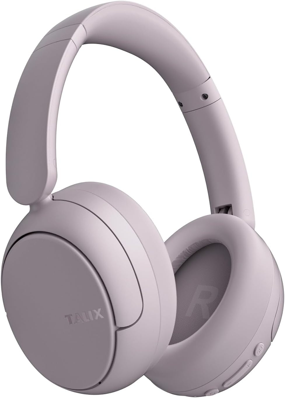 H30 Hybrid Active Noise Cancelling Headphones, 110H Playtime Hi-Res Audio Bluetooth 6.0 Wireless over Ear ANC Headphones for Commute/Travel (Purple)